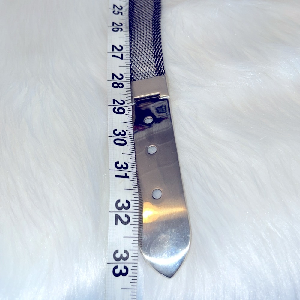 Silver Mesh Belt - Picture 10 of 11